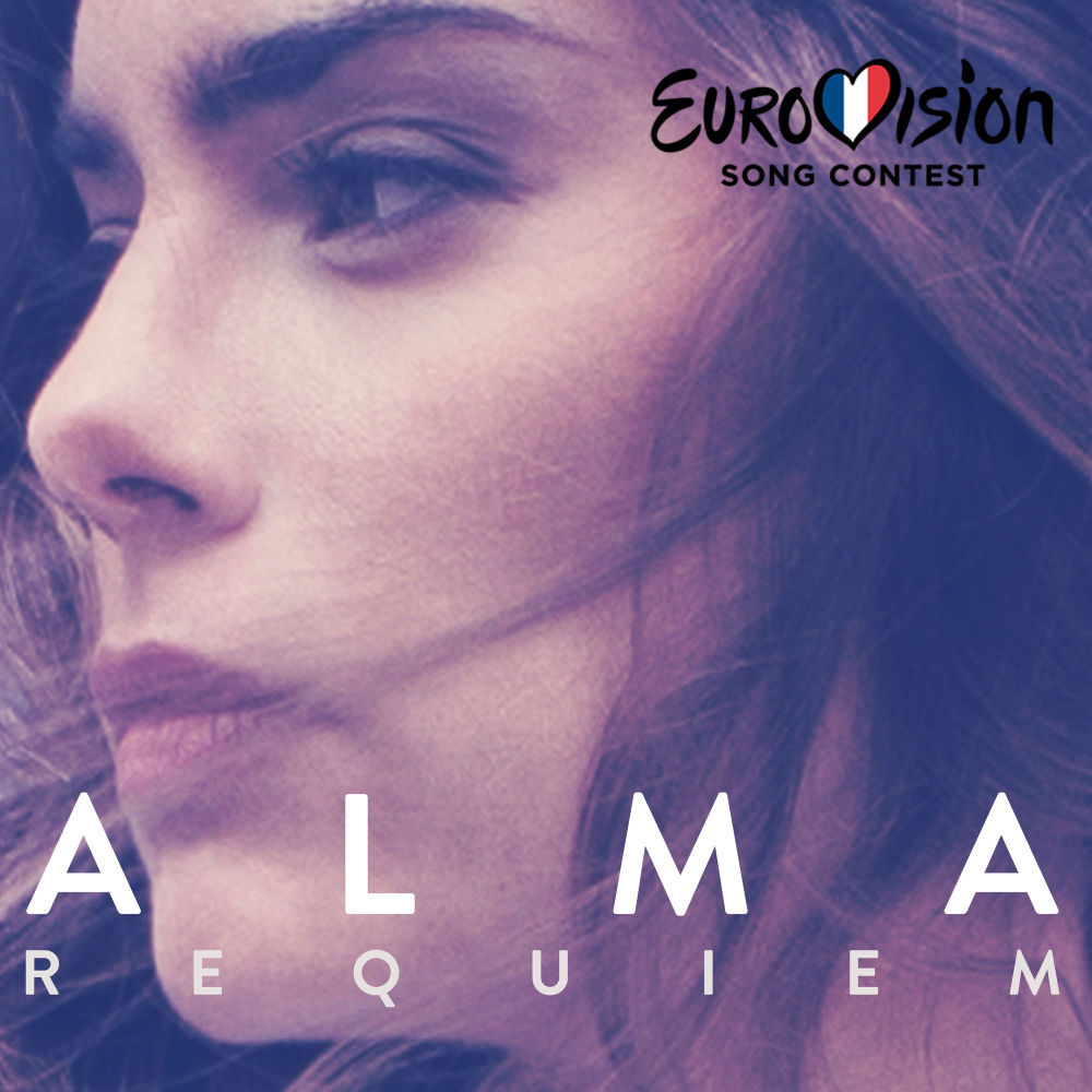 Album cover art for "Requiem (Eurovision Version)" by Alma (FRA)