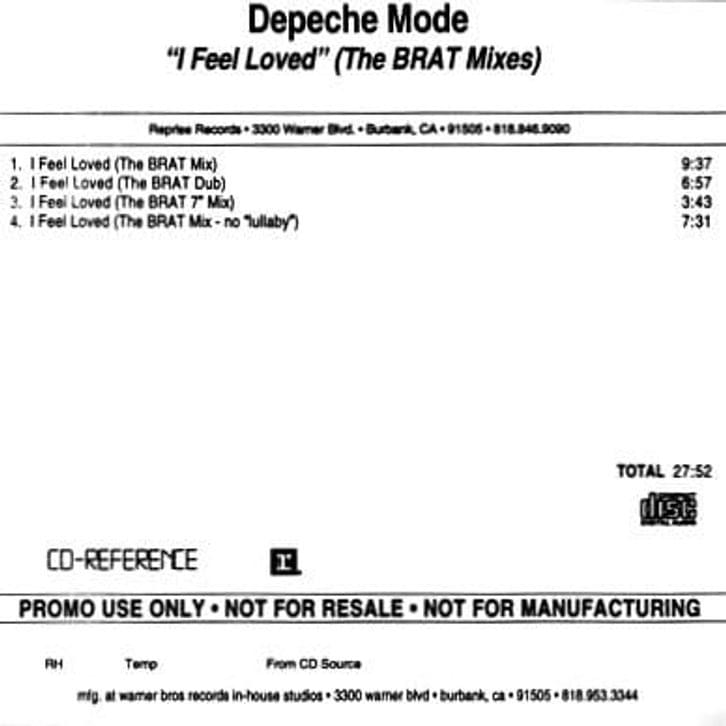 Album cover art for "I Feel Loved [The BRAT Dub]" by Depeche Mode