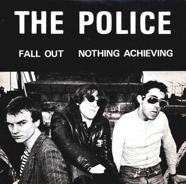 Album cover art for "Fall Out" by The Police