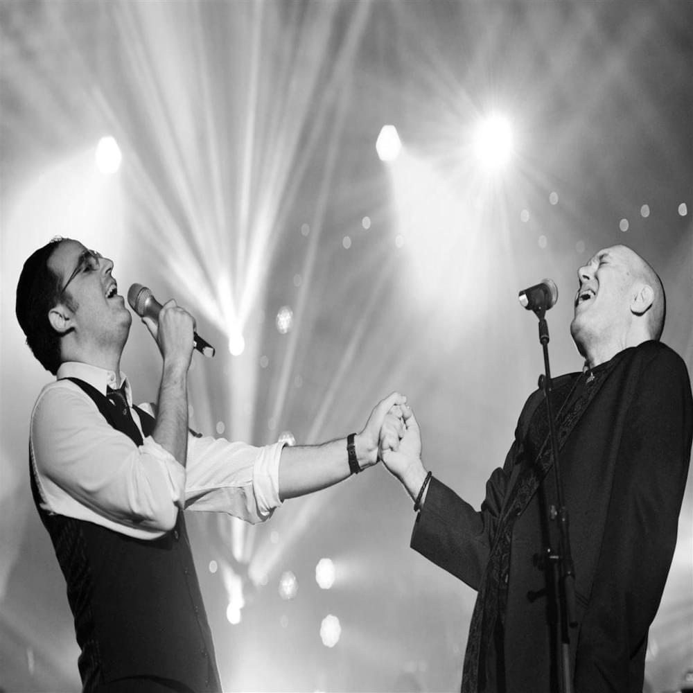 Album cover art for "Kolot - קולות" by Yaakov Shwekey - יעקב שוואקי & Shlomi Shabat - שלומי שבת