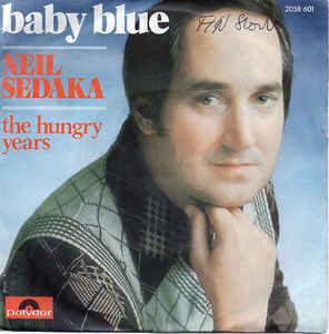Album cover art for "Baby Blue" by Neil Sedaka