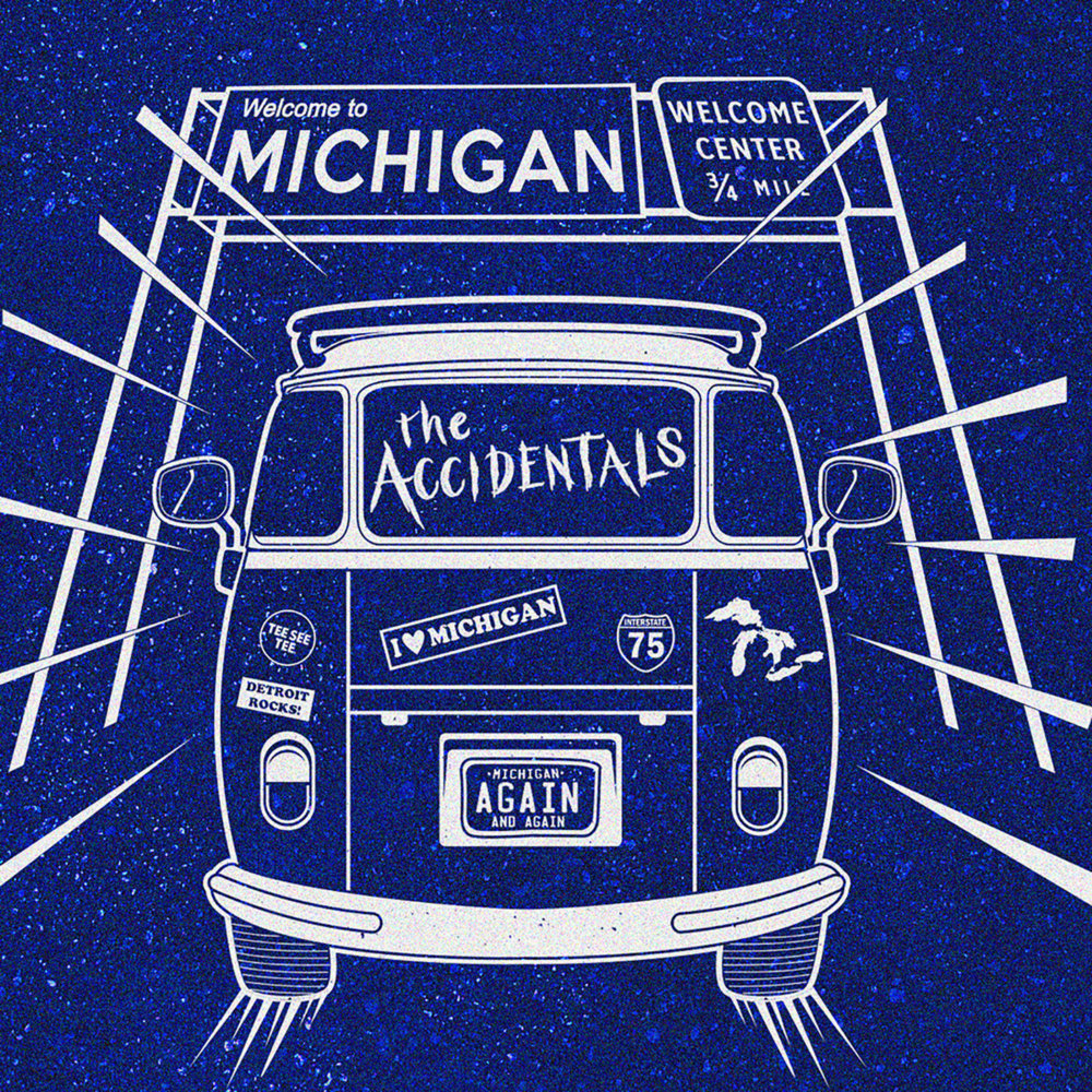 Album cover art for "Michigan and Again" by The Accidentals