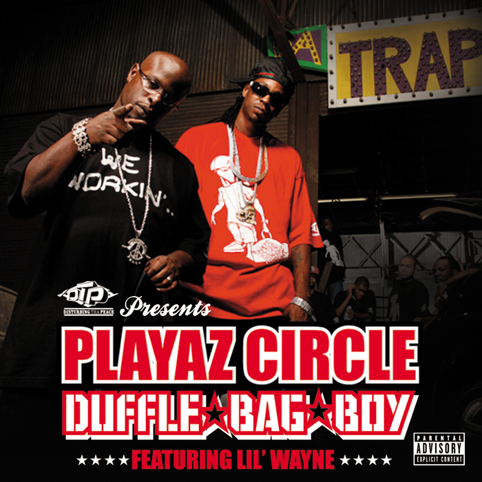 Album cover art for "Duffle Bag Boy" by Rick Ross & Lil Wayne