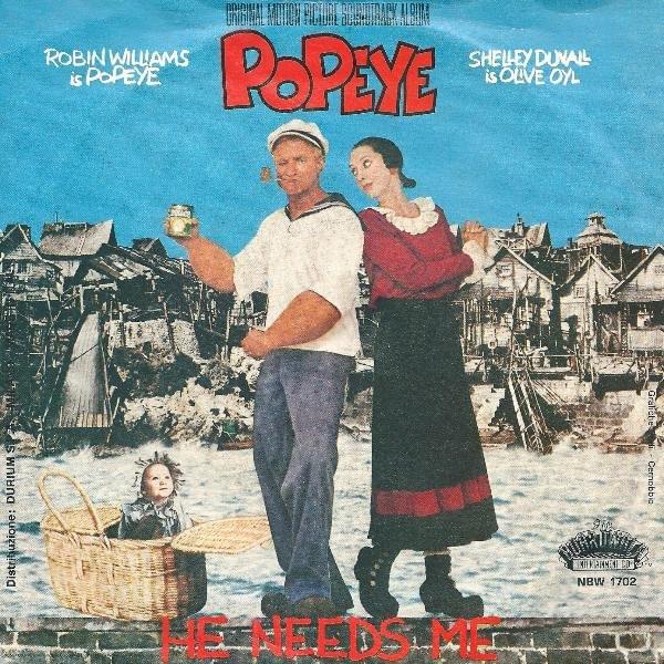 Album cover art for "He Needs Me" by Shelley Duvall