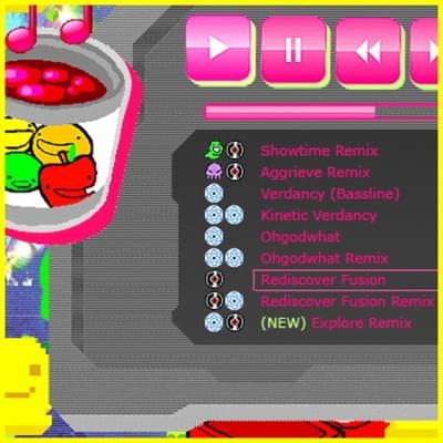 Album cover art for "Rediscover Fusion" by BurnedKirby