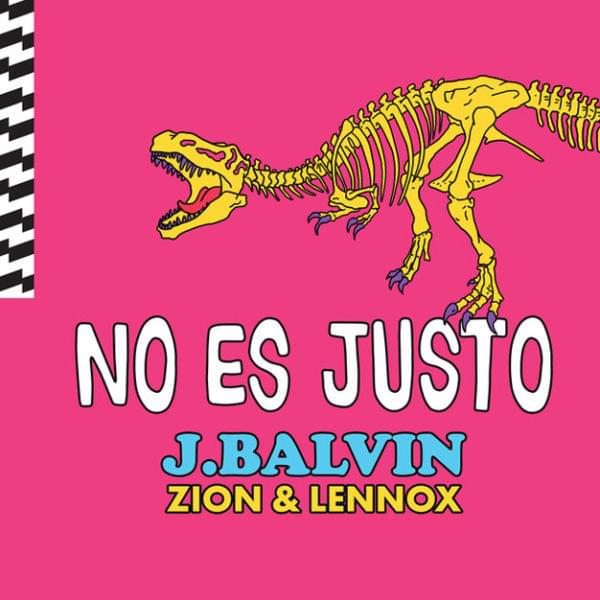 Album cover art for "No Es Justo" by J Balvin