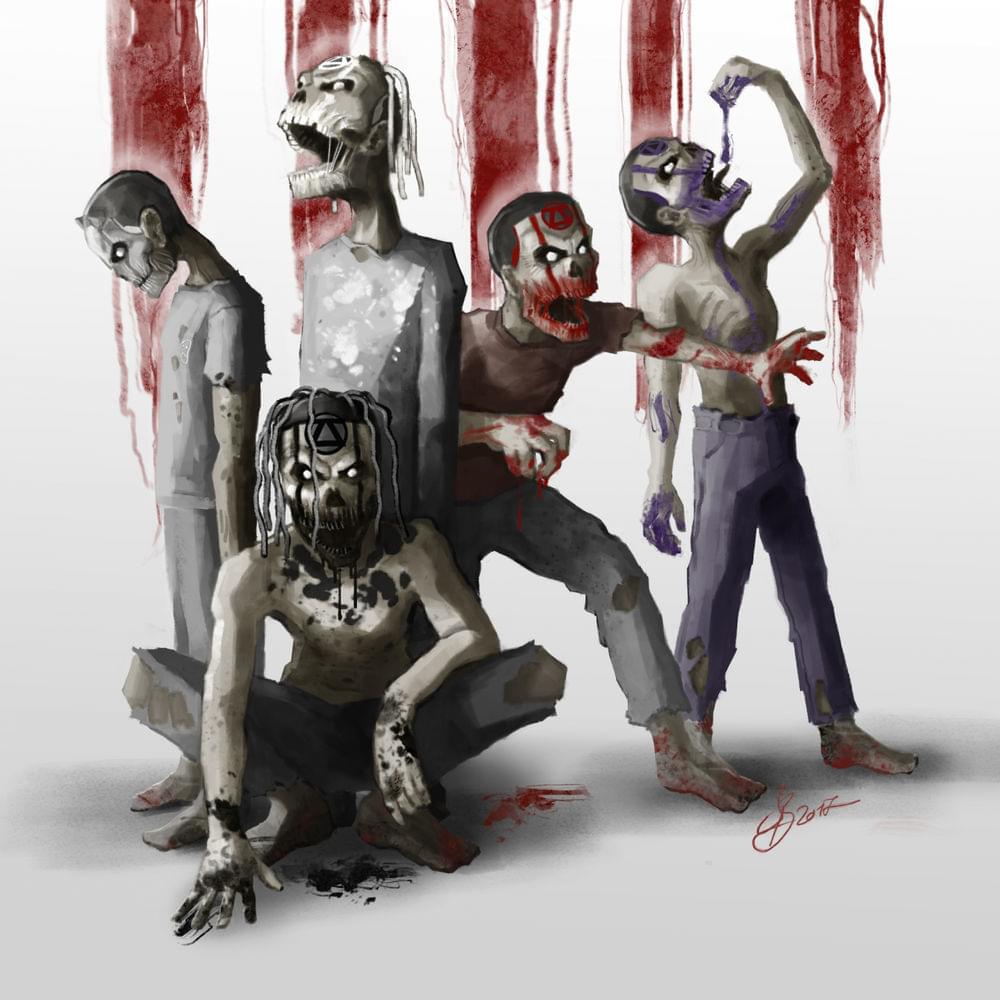 Album cover art for "INNEREIEN" by Zombiez