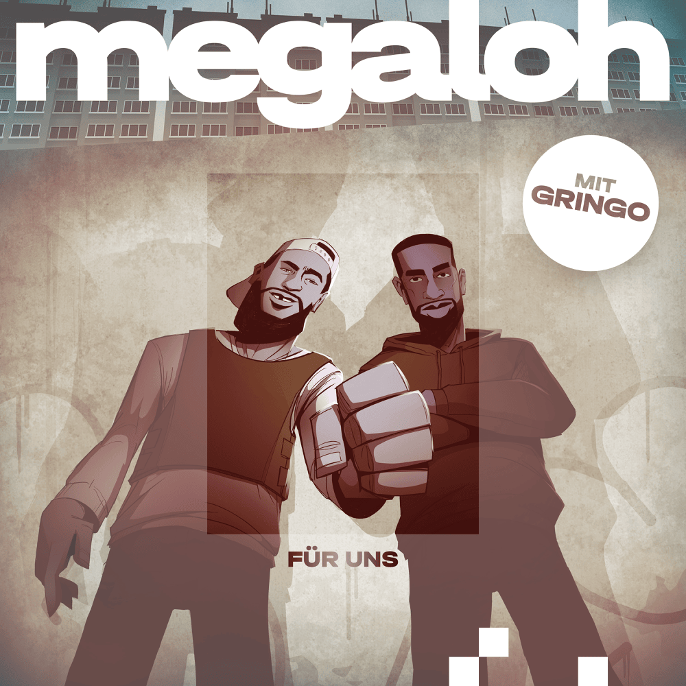 Album cover art for "Für uns" by Megaloh