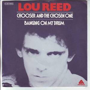 Album cover art for "Banging on My Drum" by Lou Reed