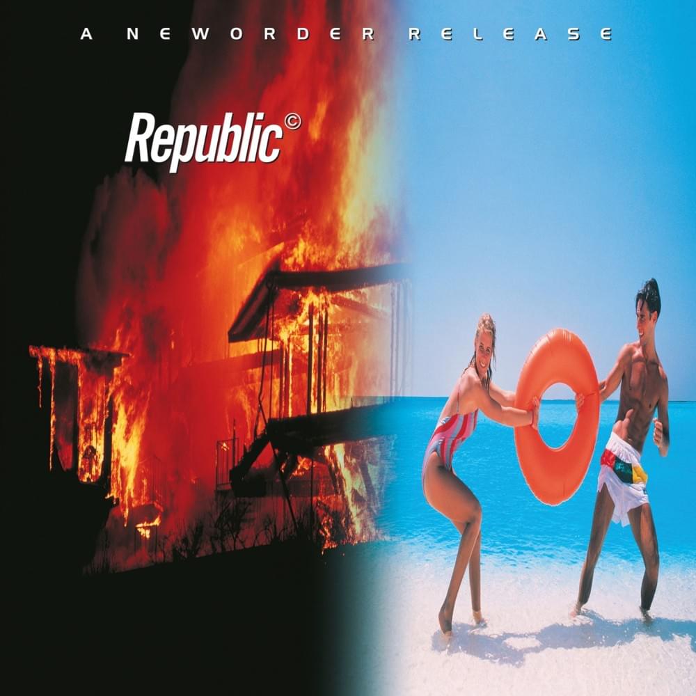 Album cover art for "Everyone Everywhere" by New Order