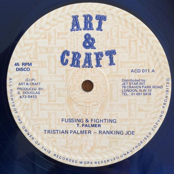 Album cover art for "Fussing & Fighting" by Triston Palma & Ranking Joe