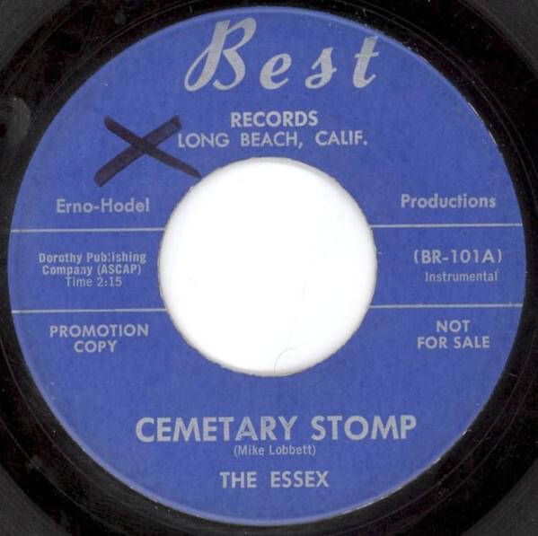 Album cover art for "Cemetery Stomp" by The Essex (CA)