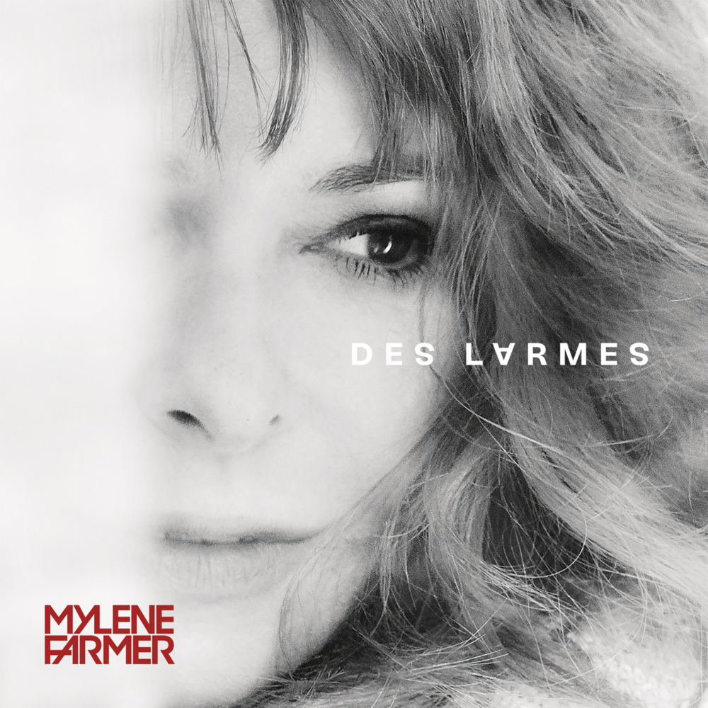Album cover art for "Des larmes" by Mylène Farmer