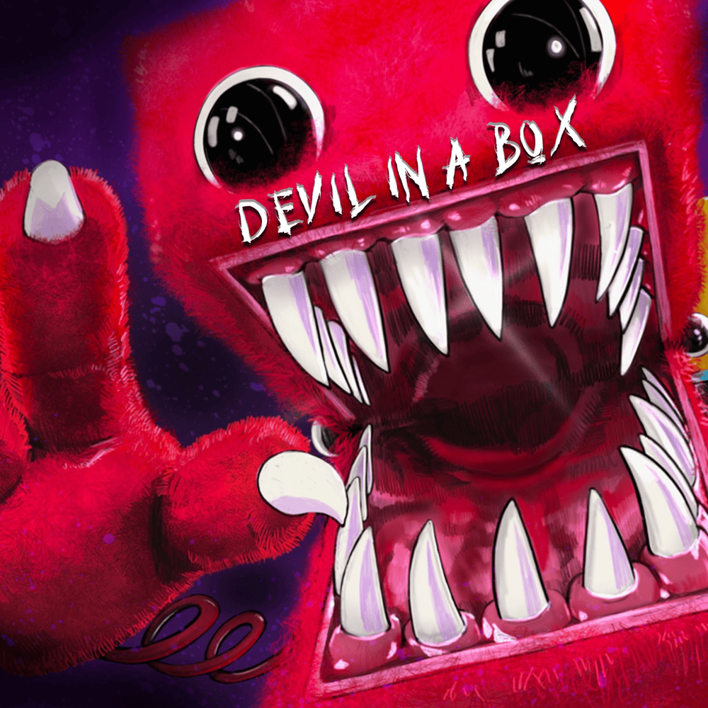 Album cover art for "Devil in a Box" by Rockit Music