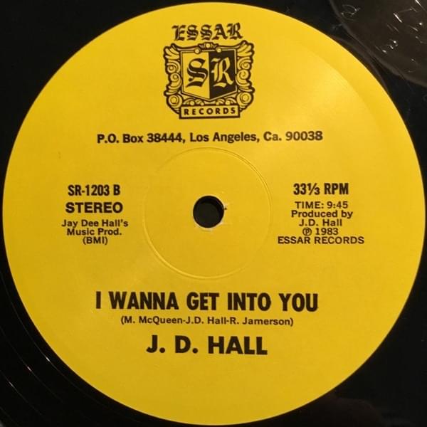 Album cover art for "I Wanna Get Into You" by James D. Hall