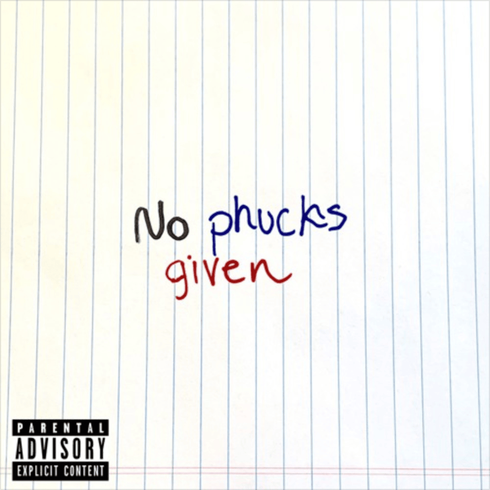 Album cover art for "No Phucks Given" by Azizi Gibson