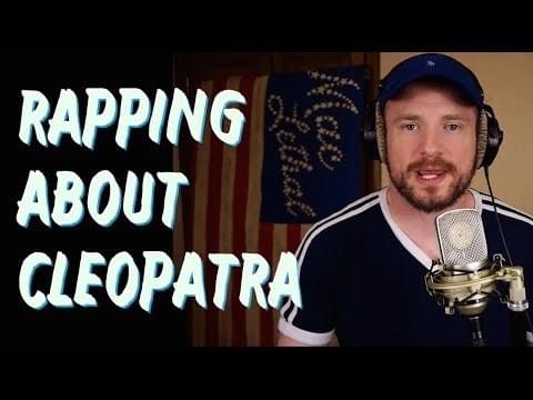 Album cover art for "Rapping About Cleopatra" by Mac Lethal