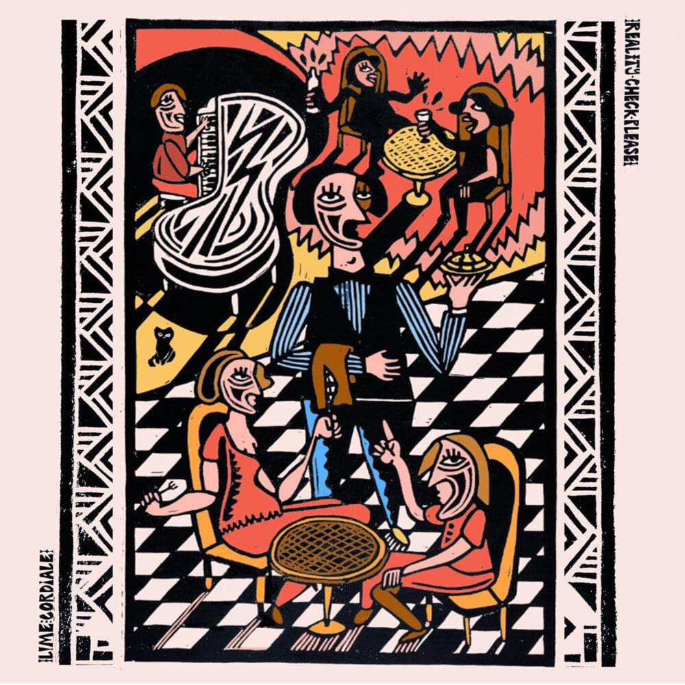 Album cover art for "Reality Check Please" by Lime Cordiale