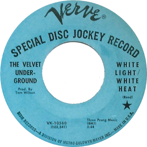Album cover art for "White Light/White Heat" by The Velvet Underground