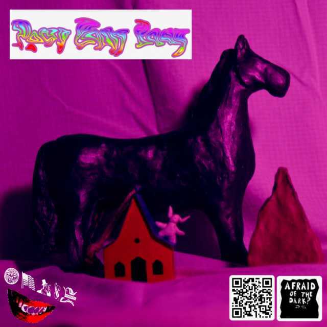 Album cover art for "PONYPONYPONY" by Afraid of The Dark? & ​enzowoah