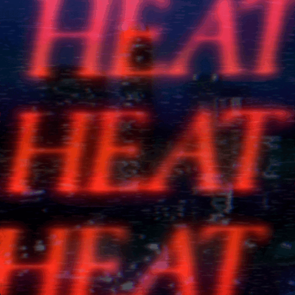Album cover art for "Heat" by Mega Drive