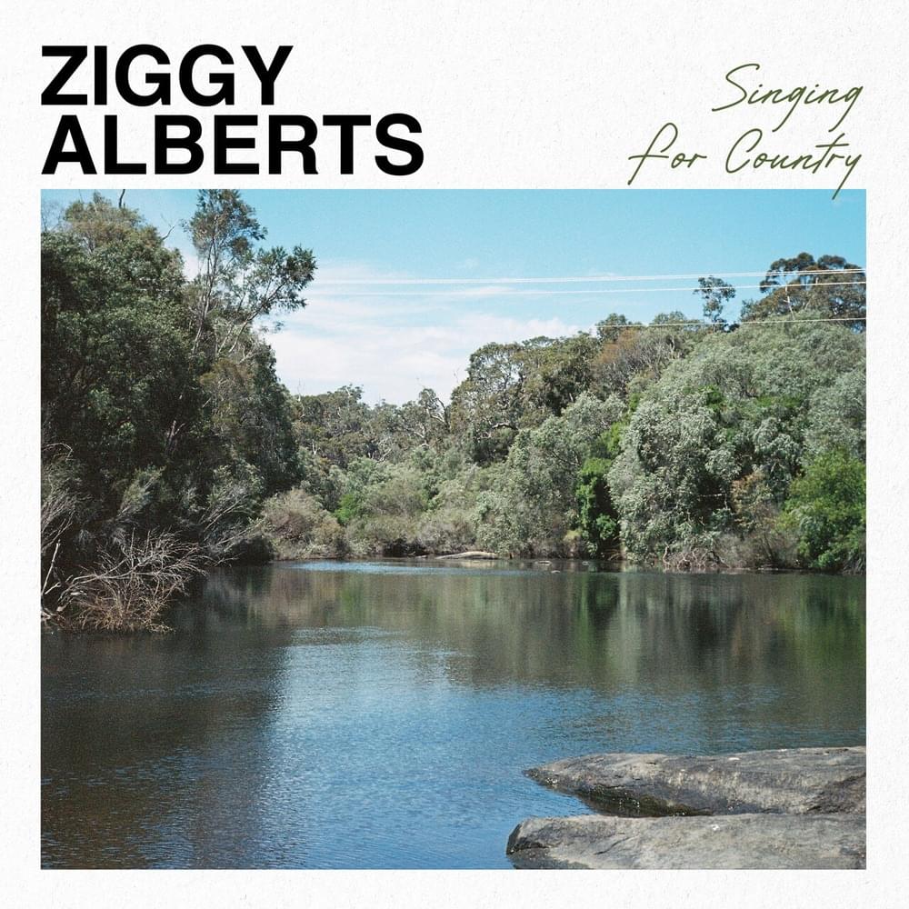 Album cover art for "Singing for Country" by Ziggy Alberts