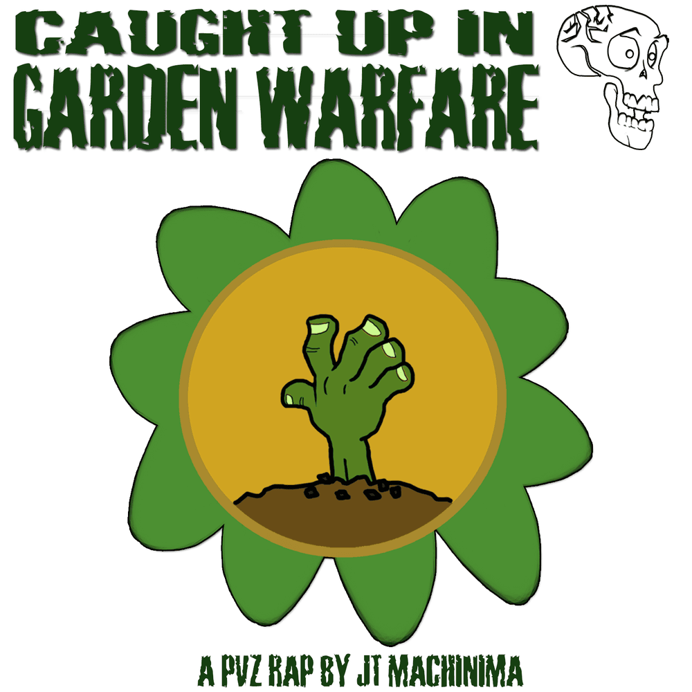 Album cover art for "Caught Up In Garden Warfare" by JT Music