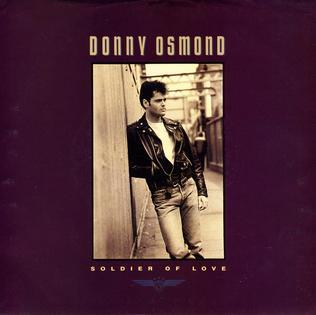 Album cover art for "Soldier of Love" by Donny Osmond