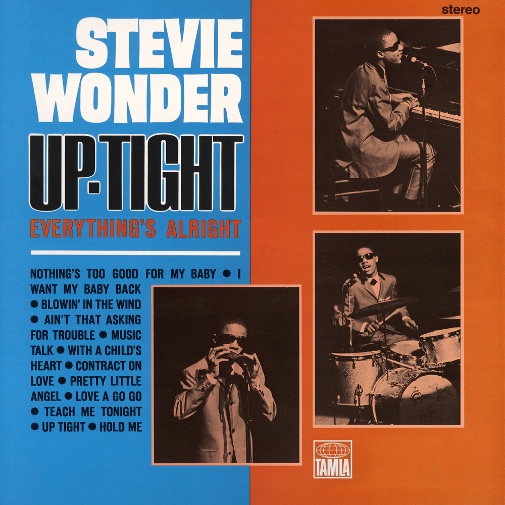 Album cover art for "Blowin’ in the Wind" by Stevie Wonder