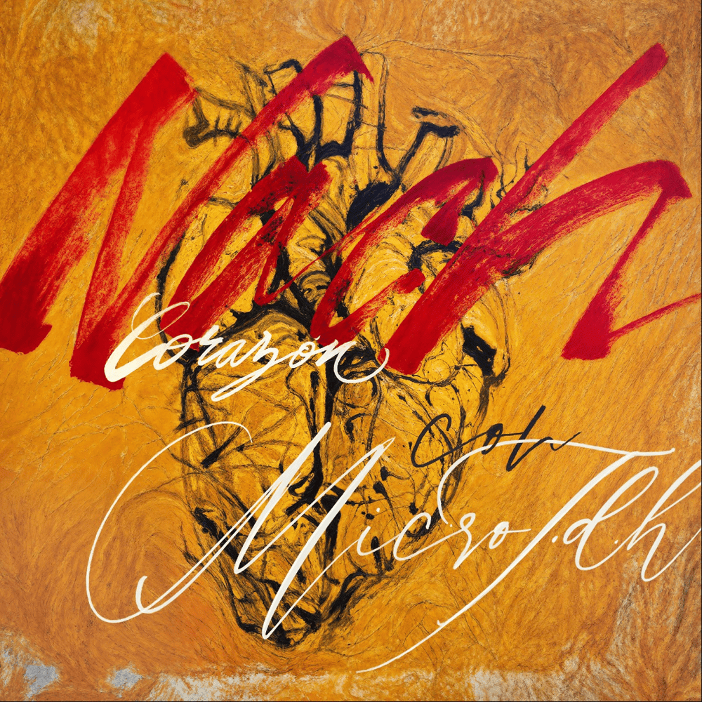 Album cover art for "Corazón" by Nach