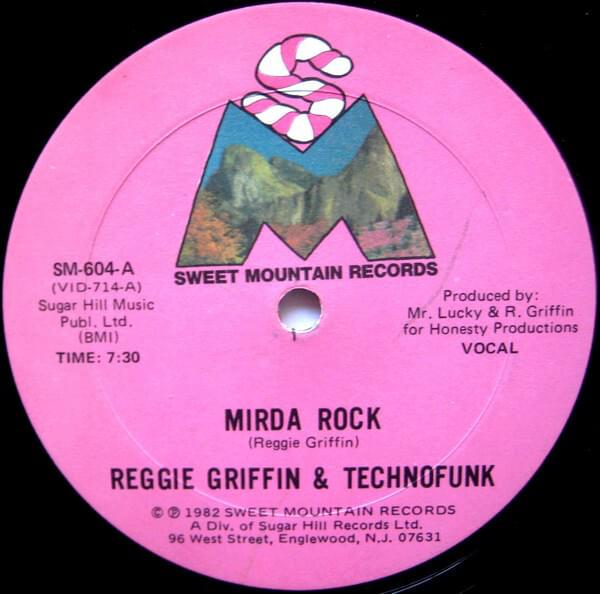 Album cover art for "Mirda Rock" by Reggie Griffin & Technofunk