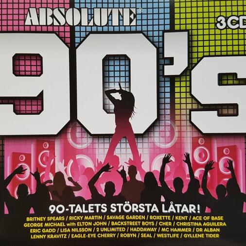 Cover image for Absolute 90's (2008 compilation) [SWE]