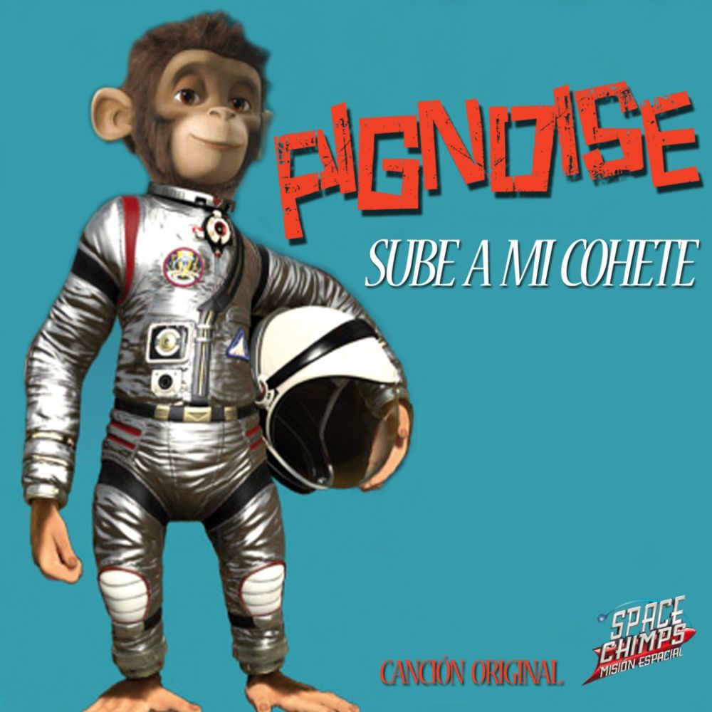 Album cover art for "Sube a mi Cohete" by Pignoise
