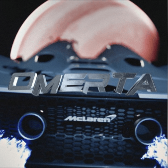 Album cover art for "OMERTA" by vkie