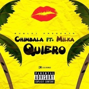 Album cover art for "Quiero" by Chimbala & Milka La Mas Dura