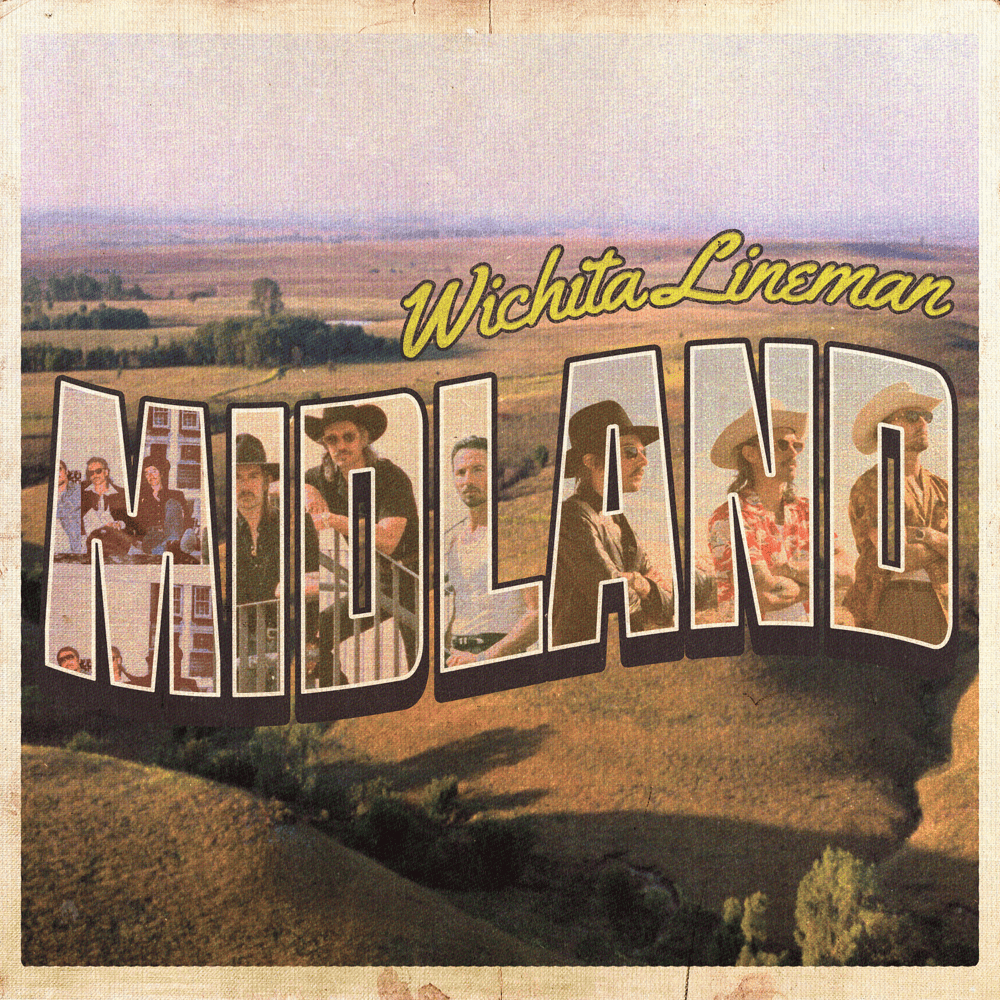 Album cover art for "Wichita Lineman" by Midland