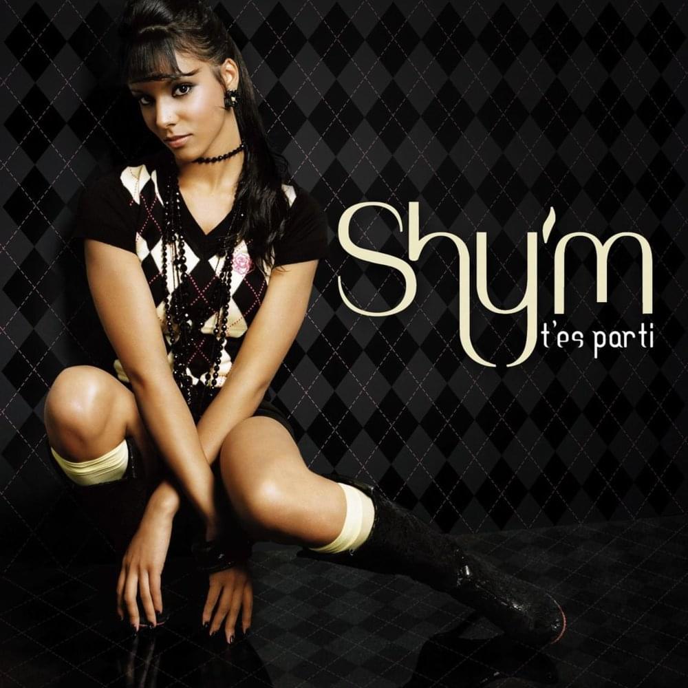 Album cover art for "T’es parti" by Shy’m