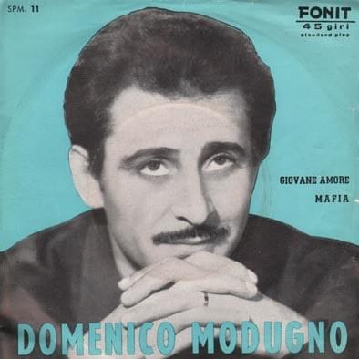 Album cover art for "Mafia" by Domenico Modugno