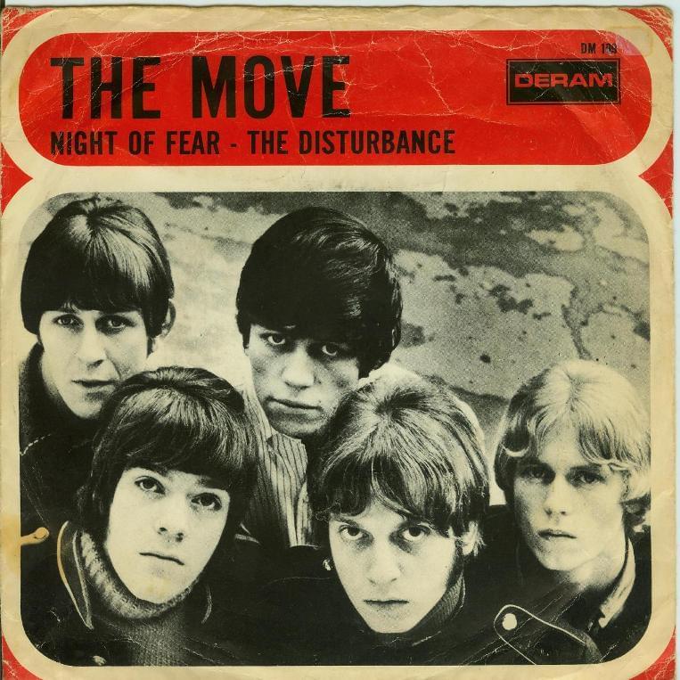 Album cover art for "Night of Fear" by The Move
