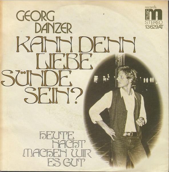 Album cover art for "Kann denn Liebe Sünde sein?" by Georg Danzer
