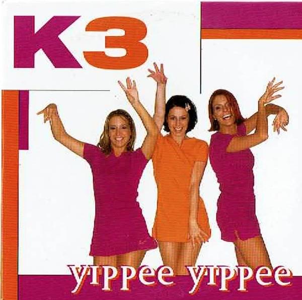 Album cover art for "Yippee Yippee" by K3