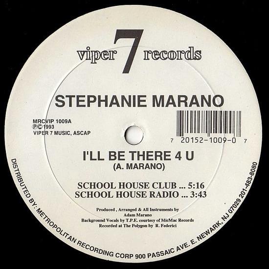 Album cover art for "I’ll Be There 4 U" by Stephanie Marano