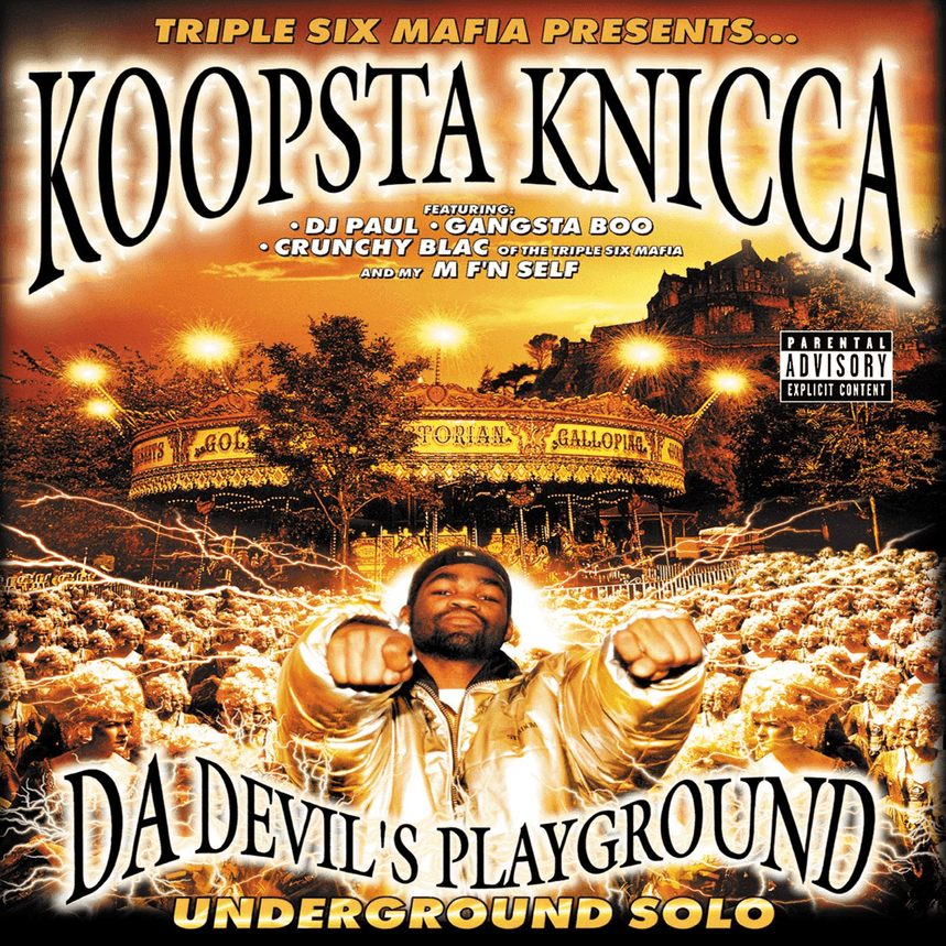 Album cover art for "Ready 2 Ride" by Koopsta Knicca & DJ Paul & Crunchy Black