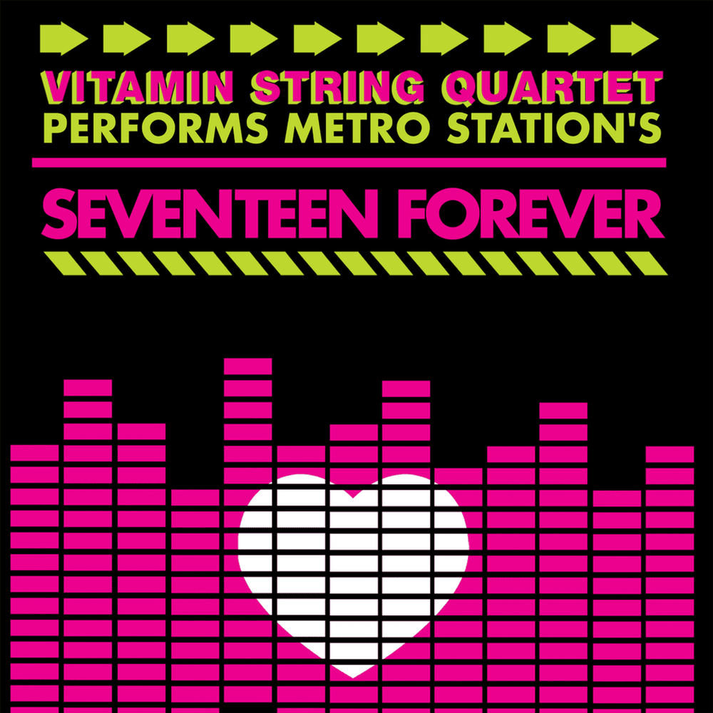 Album cover art for "17 Forever" by Vitamin String Quartet