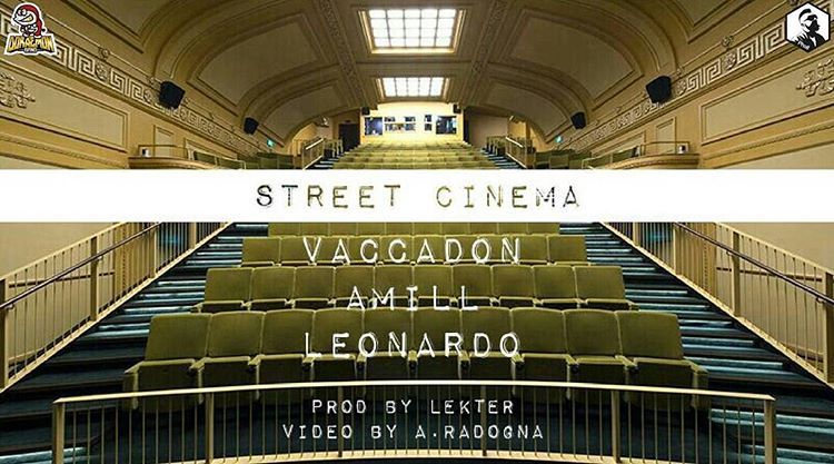 Album cover art for "Street Cinema" by Vacca & Amill Leonardo