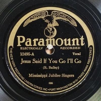 Jesus Said If You Go I’ll Go by Mississippi Jubilee Singers