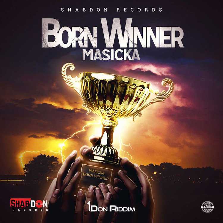 Album cover art for "Born Winner" by Masicka