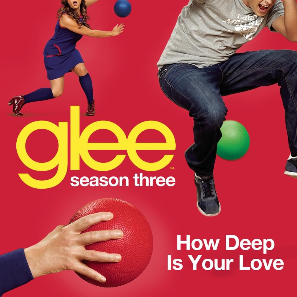 Album cover art for "How Deep Is Your Love" by Glee Cast