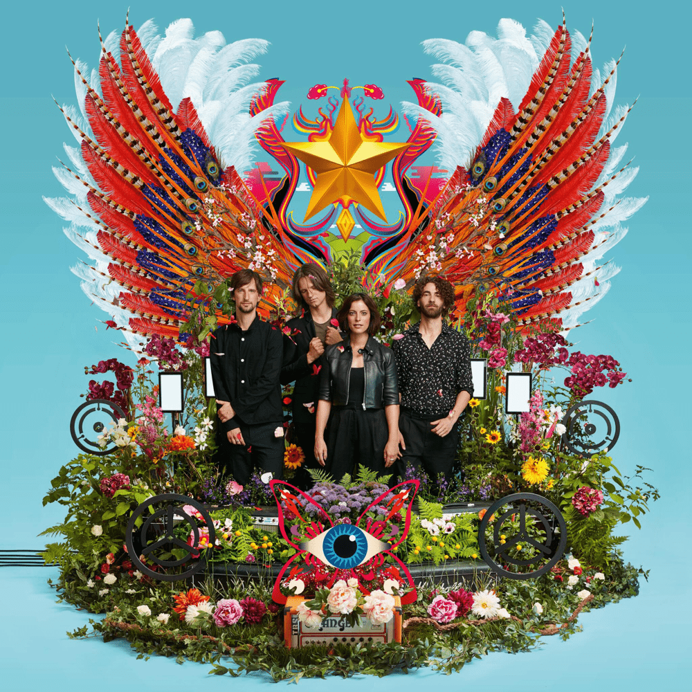 Album cover art for "Schritte" by Silbermond