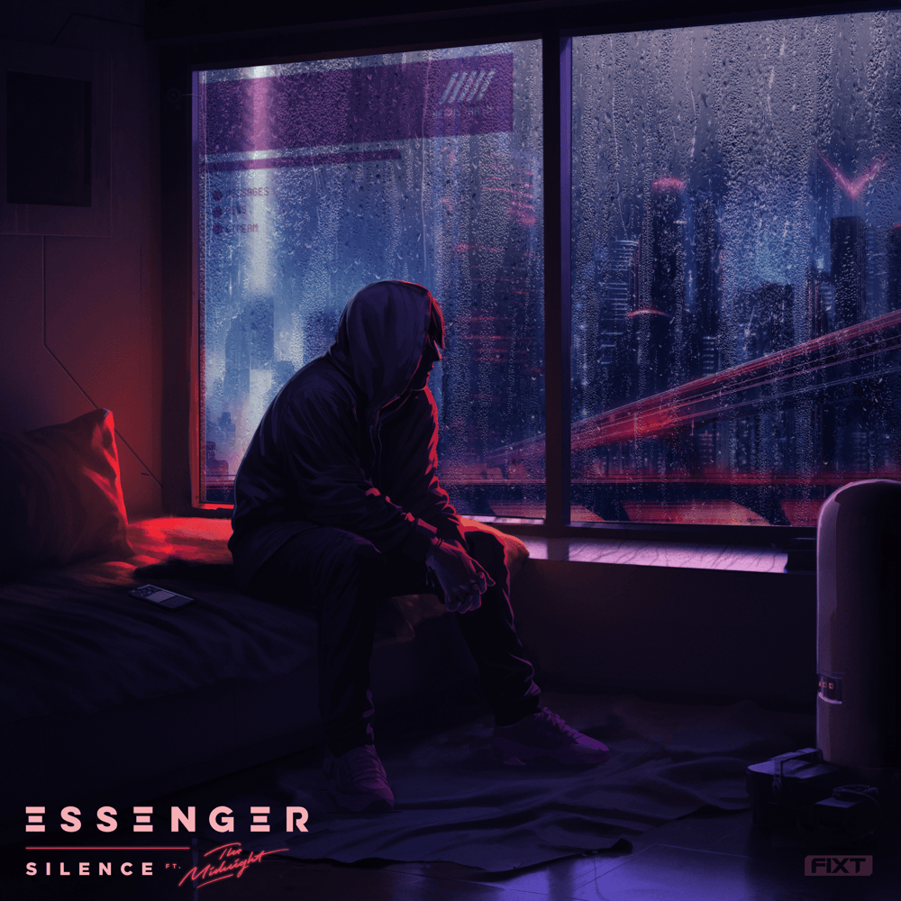 Album cover art for "Silence" by Essenger & The Midnight